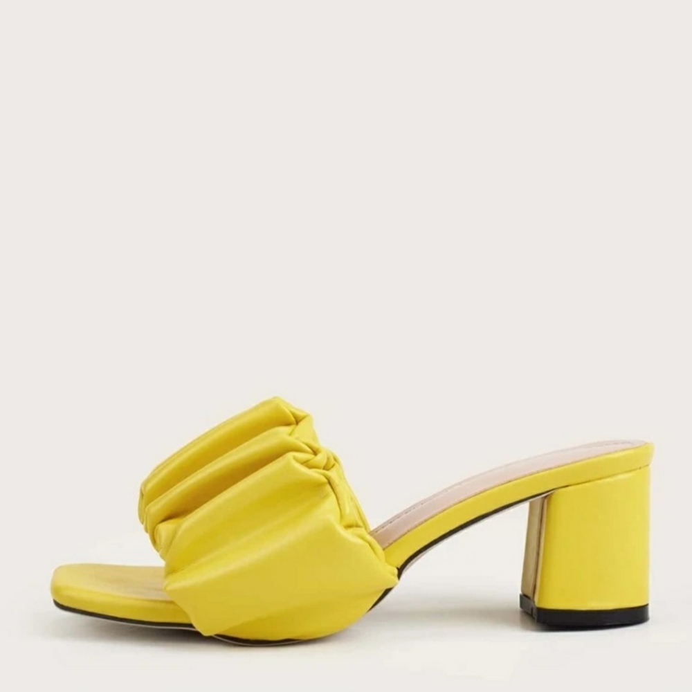 Yellow sandals